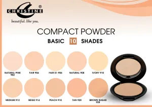 CHRISTINE COMPACT POWDER BROWN SUGAR-928