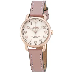 Coach Delancey Cream Dial Blush Leather Ladies Watch 14502750