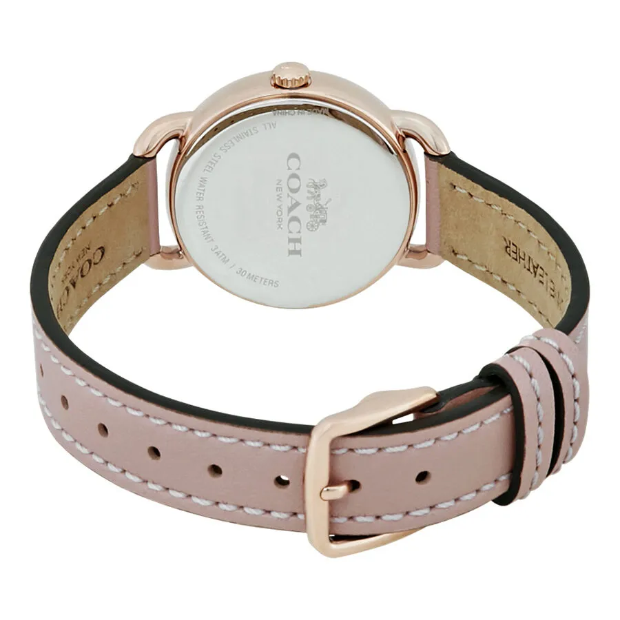 Coach Delancey Cream Dial Blush Leather Ladies Watch 14502750