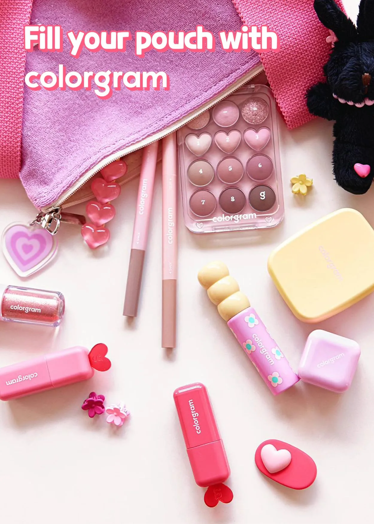 COLORGRAM Juicy Blur Tint 05 Happy Cherry Smile | Daily Semi-Matte, Semi-Glossy, Long-Lasting Lip Stain, Moisturizing, Buildable & Blendable, highly Pigmented (0.12 Fl. Oz.)