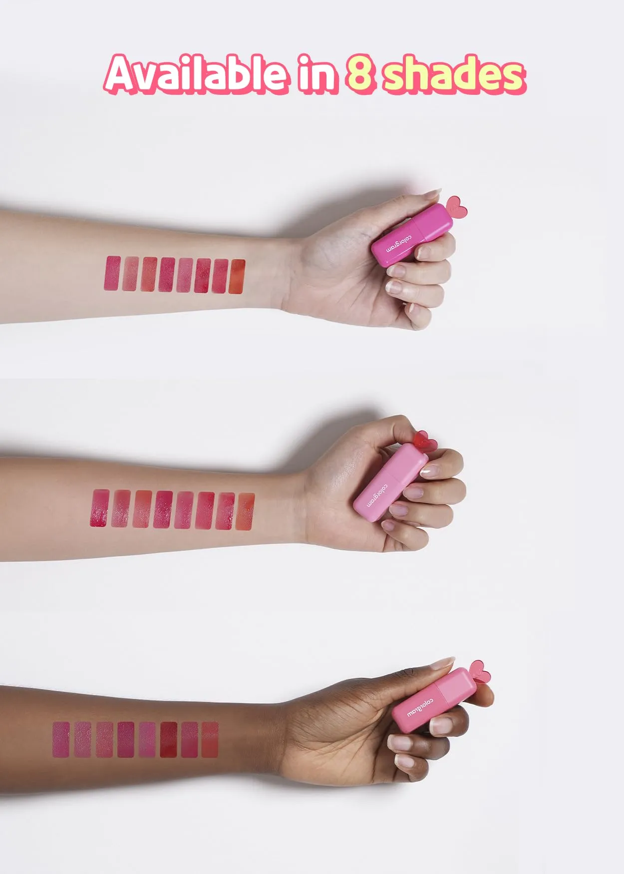 COLORGRAM Juicy Blur Tint 05 Happy Cherry Smile | Daily Semi-Matte, Semi-Glossy, Long-Lasting Lip Stain, Moisturizing, Buildable & Blendable, highly Pigmented (0.12 Fl. Oz.)