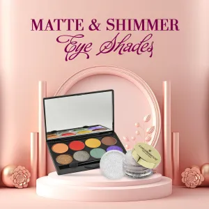 Combo of Glided Gala Eyeshadow Palette   Shimmer Highlighter