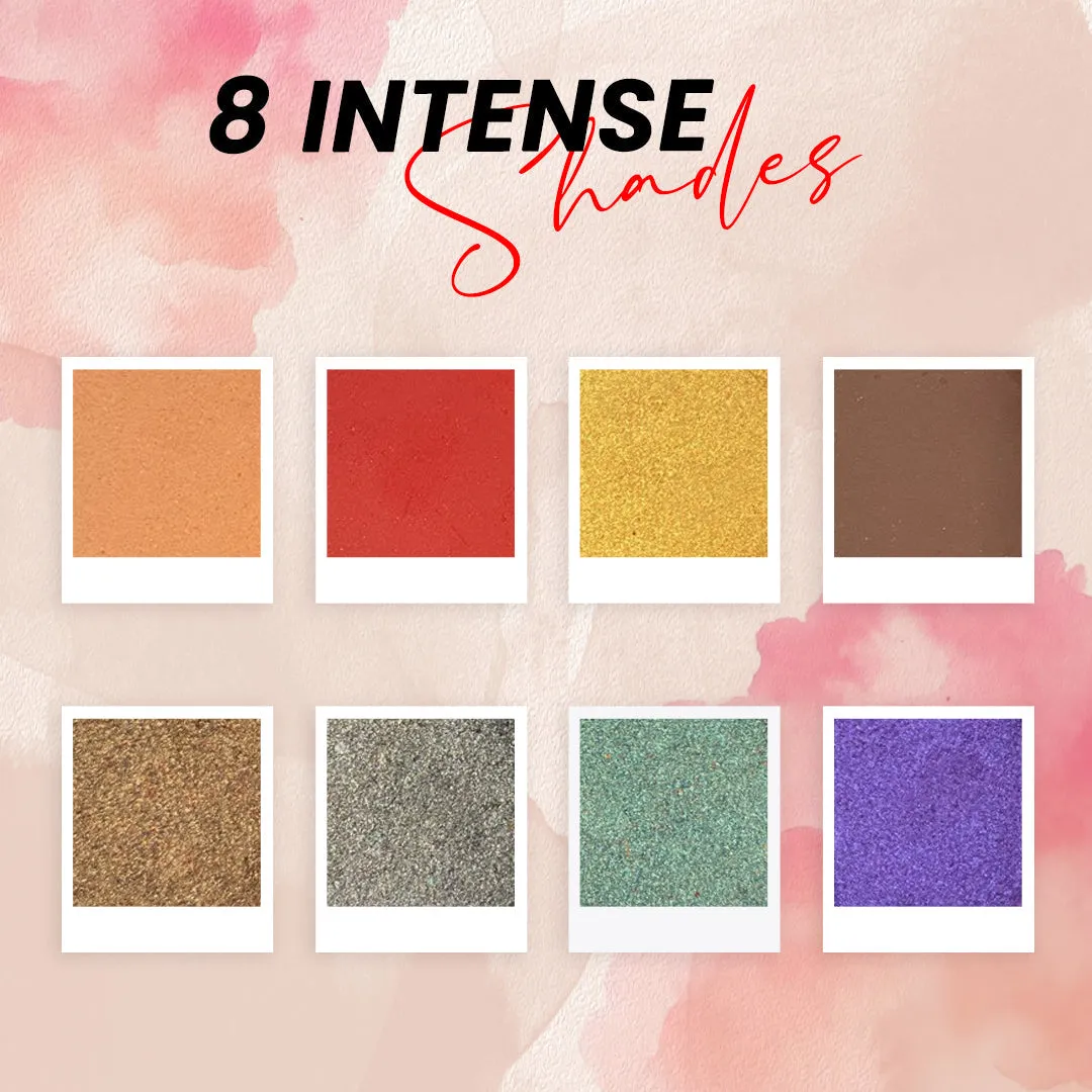 Combo of Glided Gala Eyeshadow Palette   Shimmer Highlighter