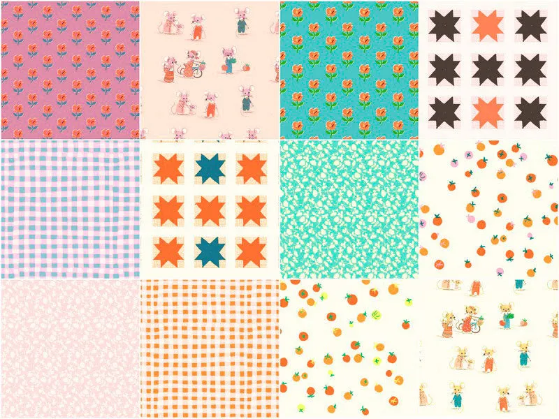 Country Mouse - Fat Quarter Bundle