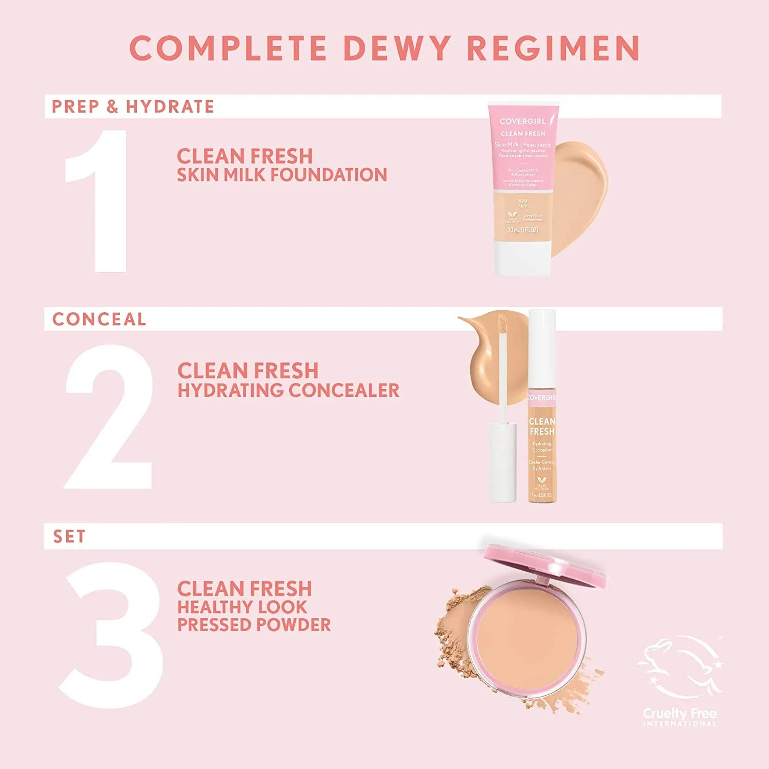 COVERGIRL Clean Fresh Hydrating Concealer, Rich, 0.23 Fl Oz