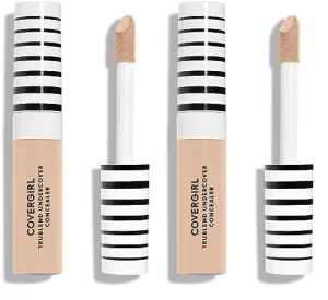 COVERGIRL Trublend Undercover Concealer Light Ivory, Undereye Concealer, 0.33 fl Oz, Concealer Makeup, Full Coverage Concealer, Concealer for Dark Circles, 30 Shades (Pack of 2)
