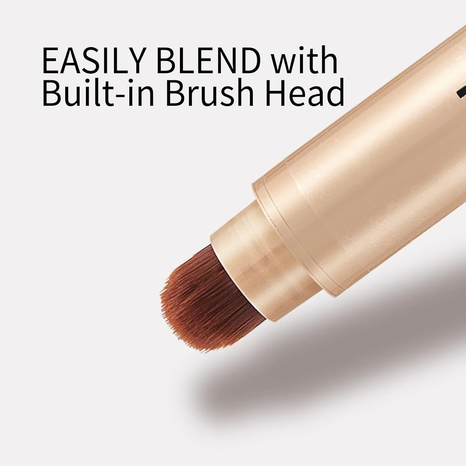 Cream to Powder Waterproof Eyeshadow Stick, Longwear, Easy-to-Apply, Smudge-Proof Shimmer Eyeshadow Pencil (001 Champagne Shimmer)