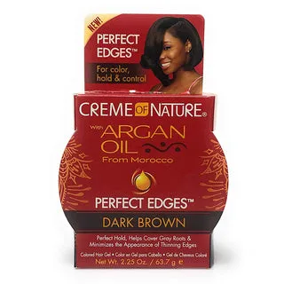 Creme of Nature Argan Oil Perfect Edges - Dark Brown - 2.25oz