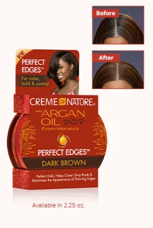 Creme of Nature Argan Oil Perfect Edges - Dark Brown - 2.25oz
