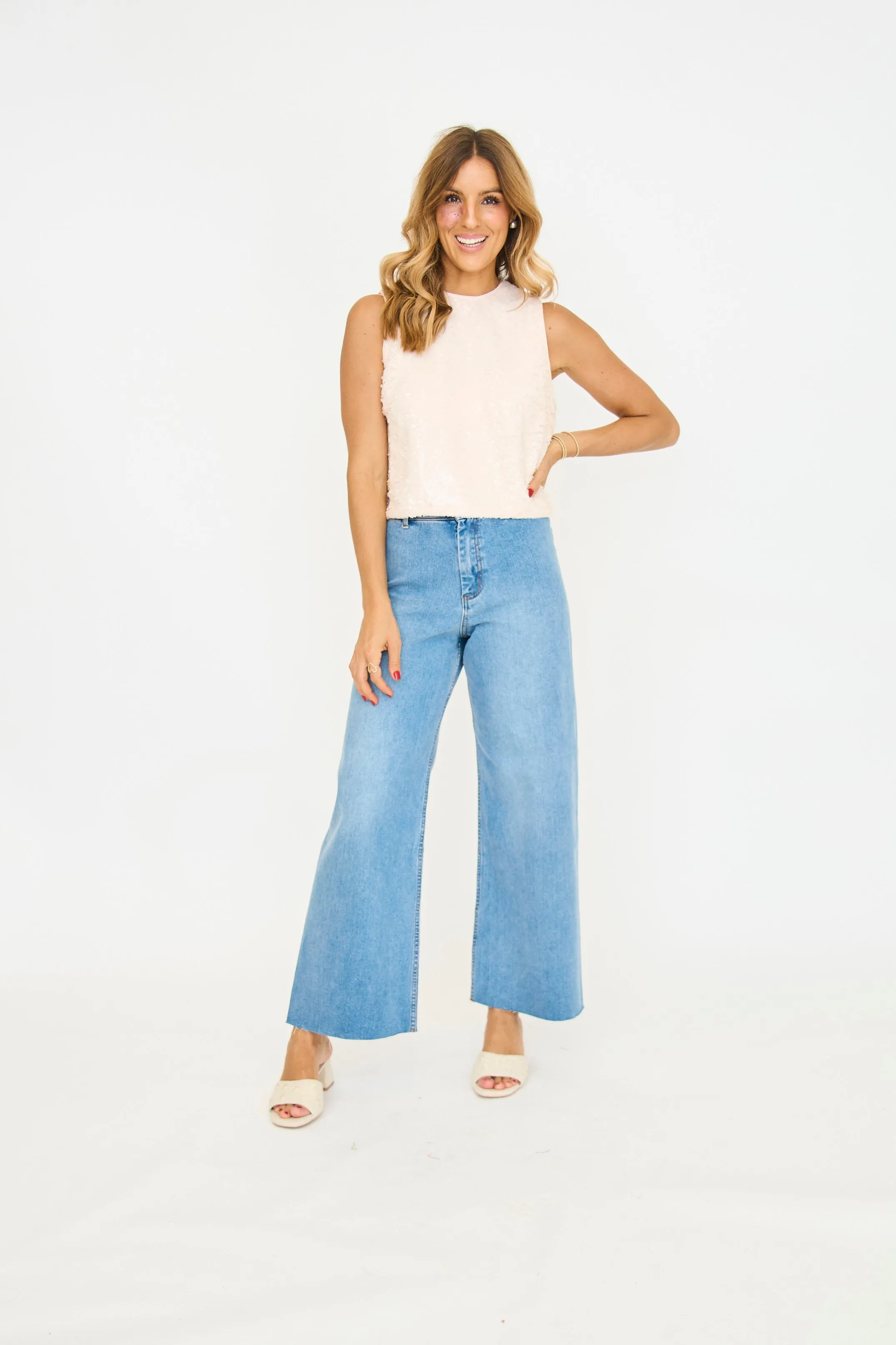 Dafne Sequin Top