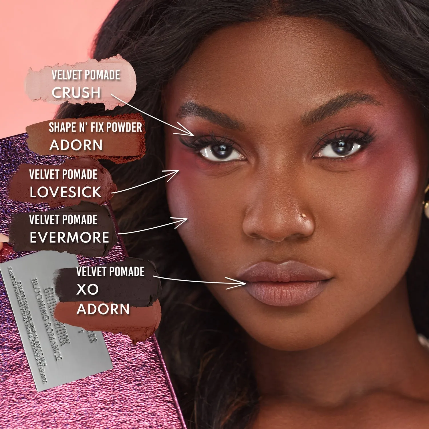 Danessa Myricks Groundwork Palette - Blooming Romance