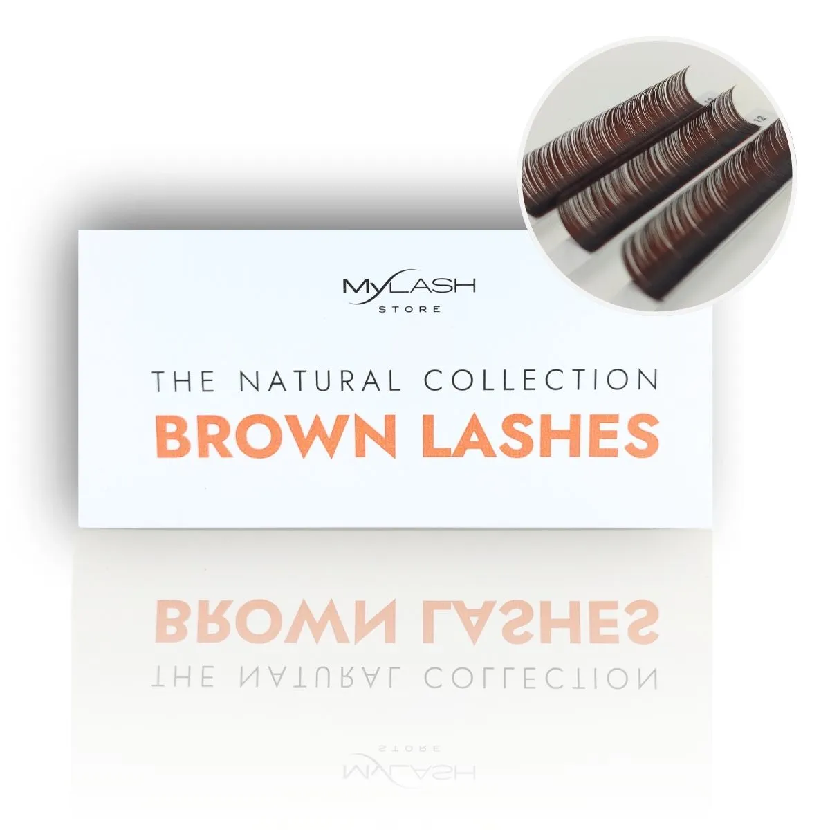 Dark Brown Lashes: The Natural Collection