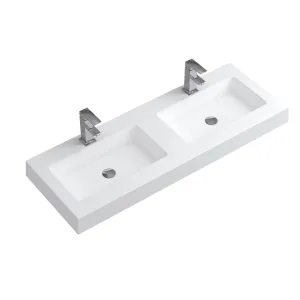 DAX Bayside Double Vanity Top 48 Inches w/ Integrated Matte Basin (DAX-BAY481AMB)
