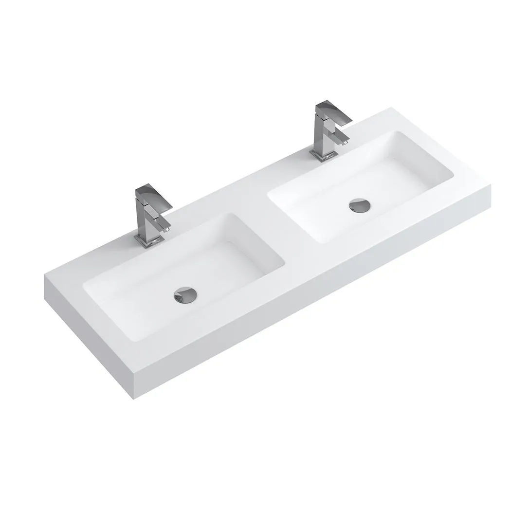 DAX Bayside Double Vanity Top 48 Inches w/ Integrated Matte Basin (DAX-BAY481AMB)