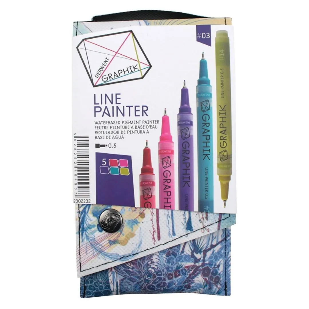 Derwent Graphic Line Painter Coloured Pen Set