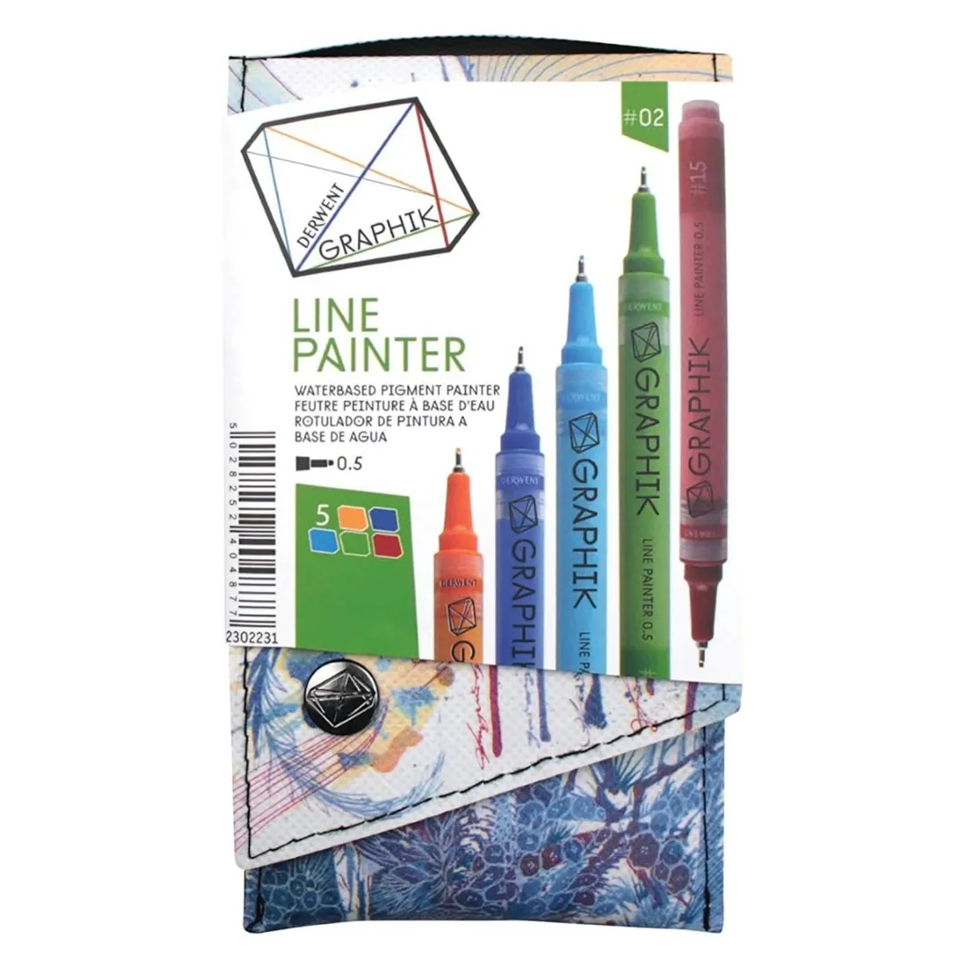 Derwent Graphic Line Painter Coloured Pen Set
