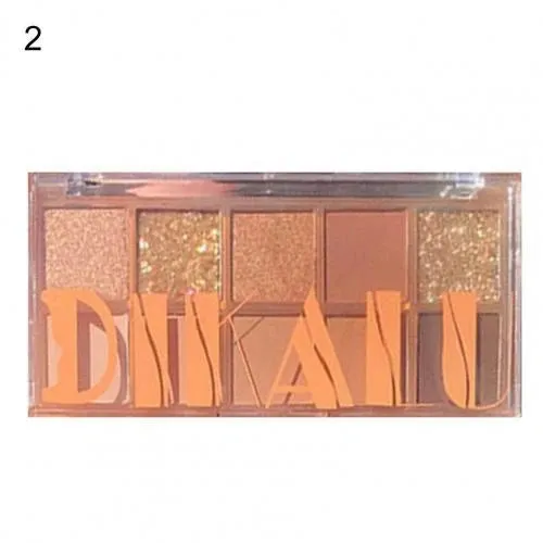 DIKALU Makeup Eyeshadow Palette Long lasting Vibrant Color Mineral Powder Super Glitter Pearly Matte Earth Color Eyeshadow