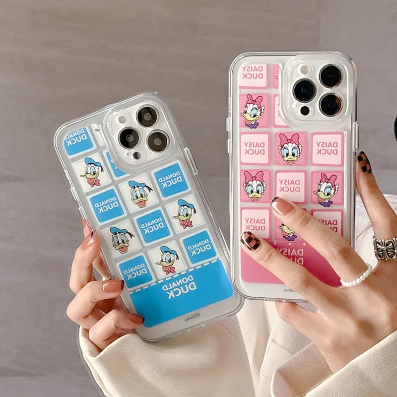 Disney Clear Shockproof Air Cushion Back Case Cover