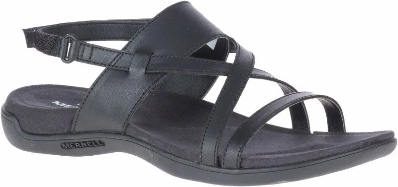 District Hayes Strap Ltr--Blk-Black Womens Sandals Land