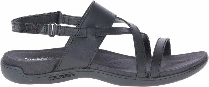 District Hayes Strap Ltr--Blk-Black Womens Sandals Land