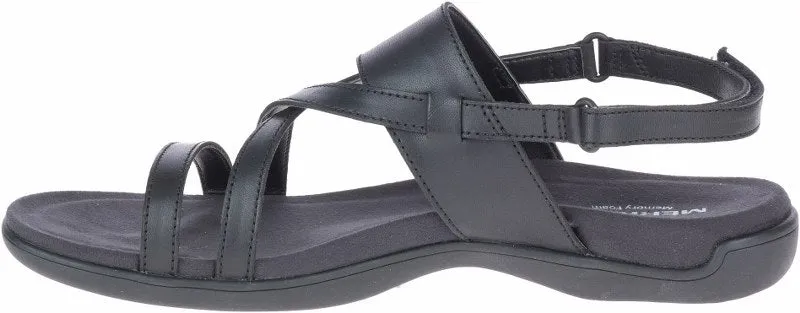 District Hayes Strap Ltr--Blk-Black Womens Sandals Land