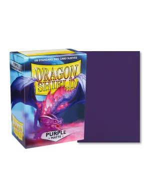 Dragon Shields: (100) Matte Purple