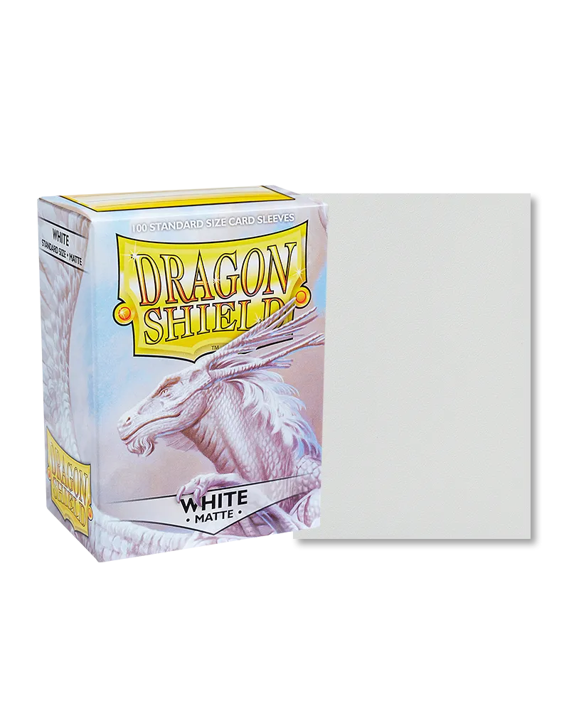 Dragon Shields: (100) Matte White