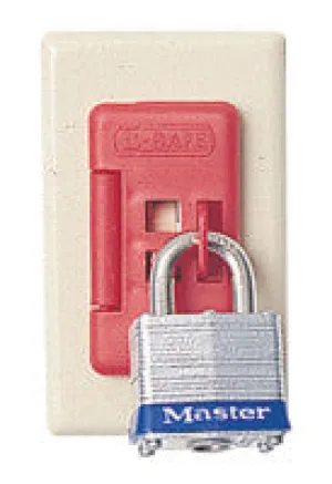 E-Safe Electrical Switch Lockouts, 1 5/8 in-3 in W