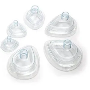  Economy, anaesthetic face mask, size 2, paediatric, no hook ring, 22F x35