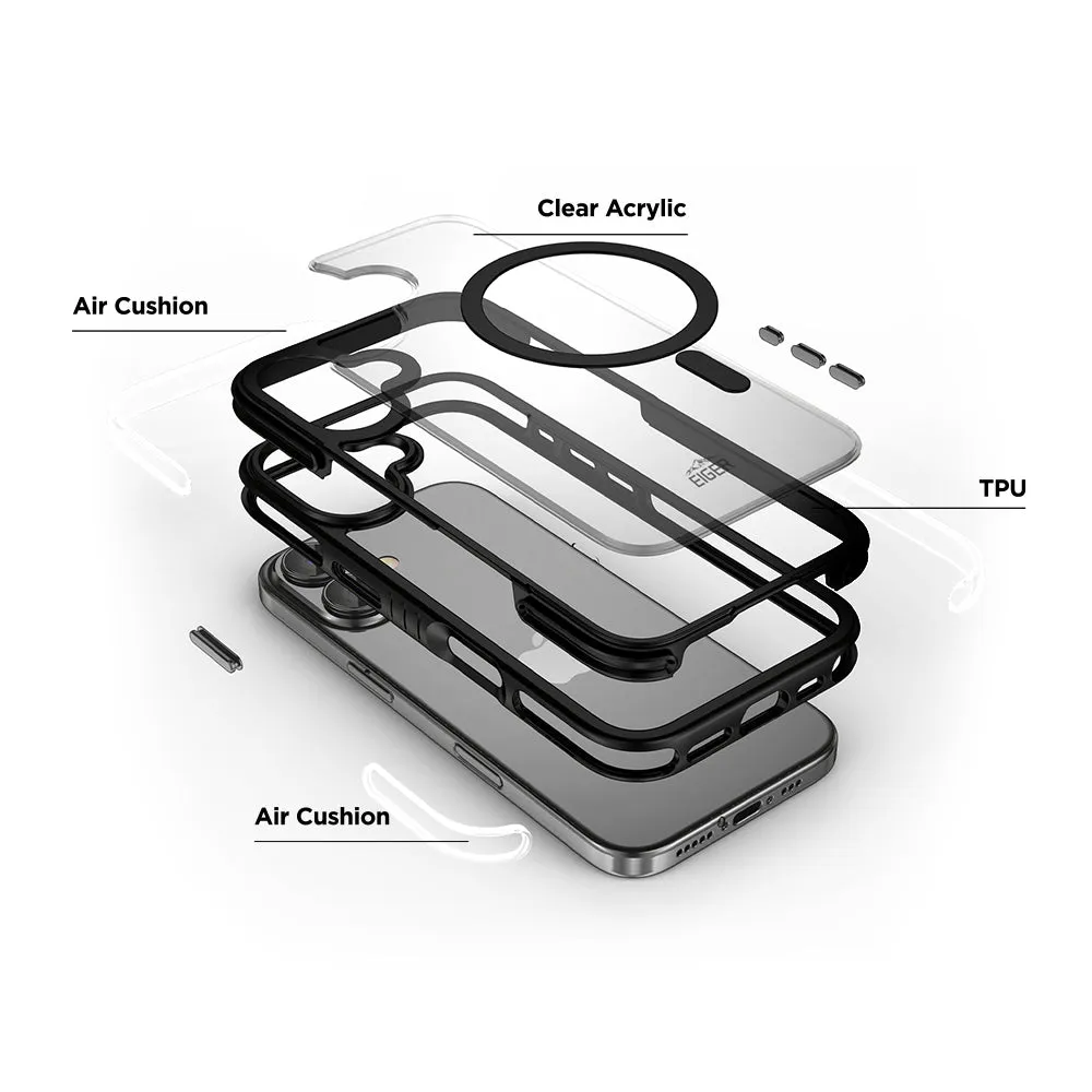 Eiger Pro MountainAir MagSafe Case for Apple iPhone 16 Plus in Black