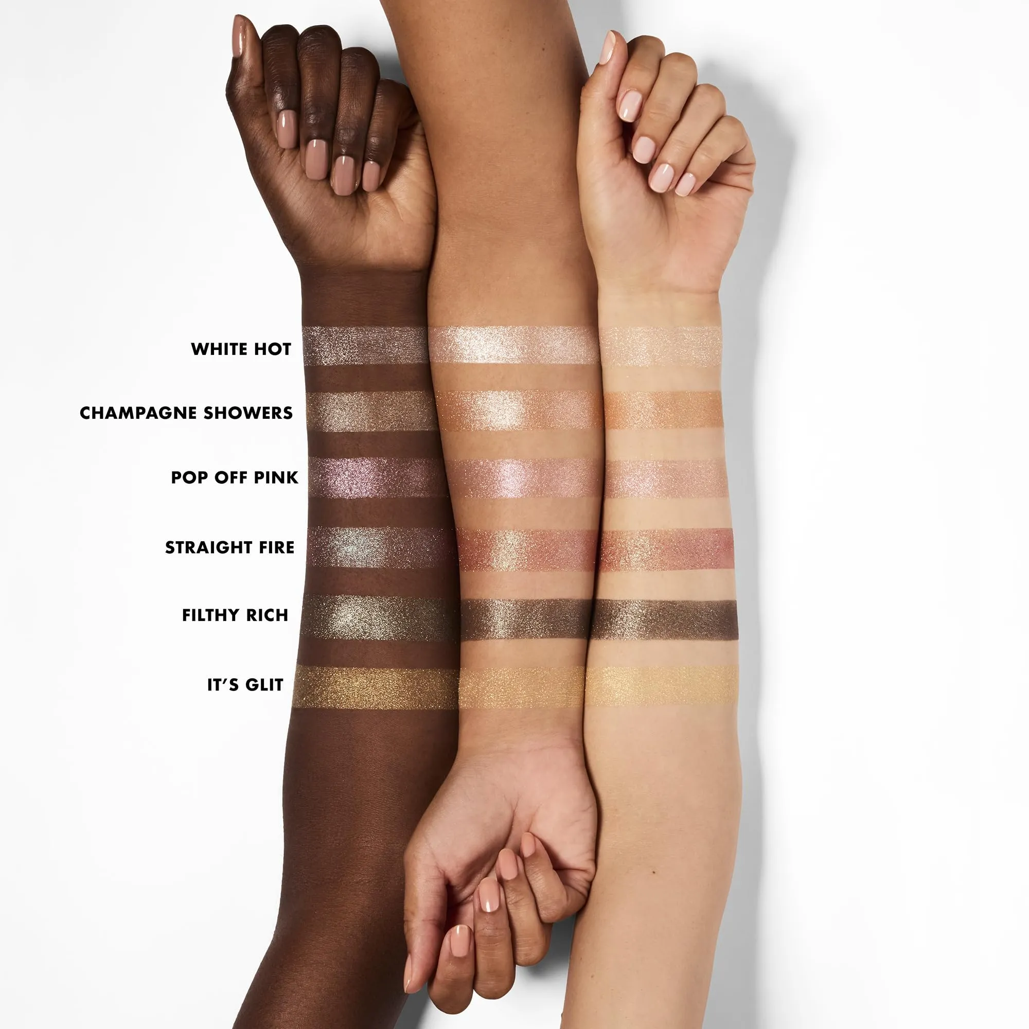 e.l.f. Fine As Fleck Glitter Eyeshadow, Long-Lasting Sheer Eye Makeup With A Shimmer Finish, Soft, Smooth Formula, Vegan & Cruelty-Free, It's Glit