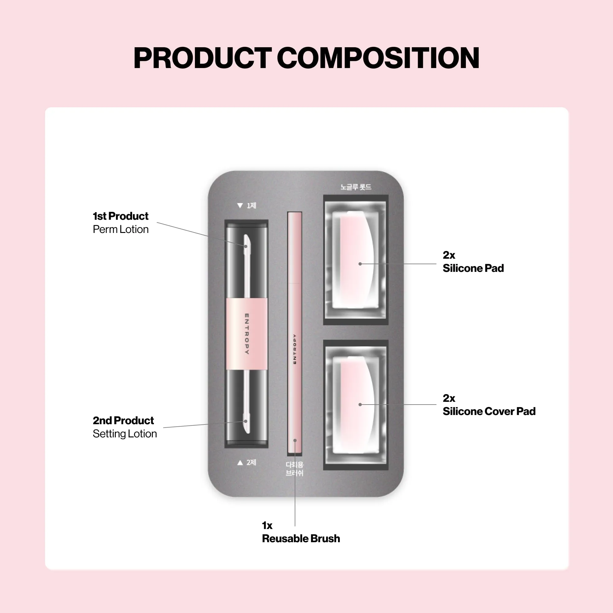 ENTROPY MAKEUP Self Lash Perm Kit - Professional Eyelash Perming Kit for Long-Lasting Curl & Volume, Up to 4 Weeks Natural Lift, Nourishing with Ceramide & Hydrolyzed Collagen, Hypoallergenic, DIY