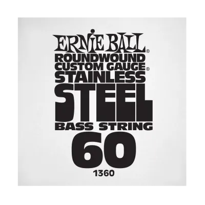 Ernie Ball 1360EB .060 Single Stainless Steel Electric Bass String