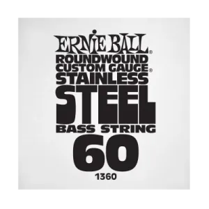 Ernie Ball 1360EB .060 Single Stainless Steel Electric Bass String