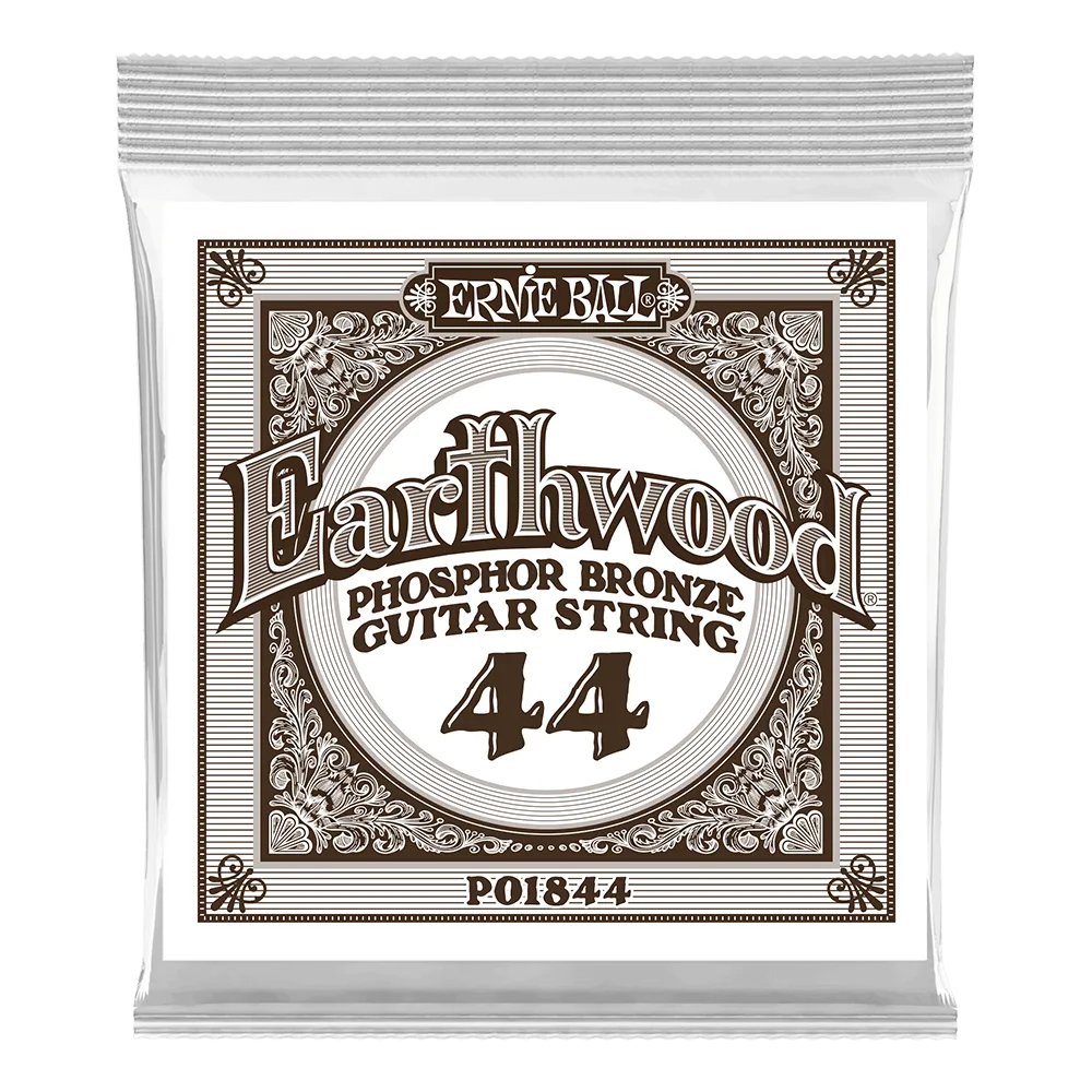 Ernie Ball 1844EB 6-Pack Earthwood Phosphor Bronze Acoustic Guitar Strings - 0.044