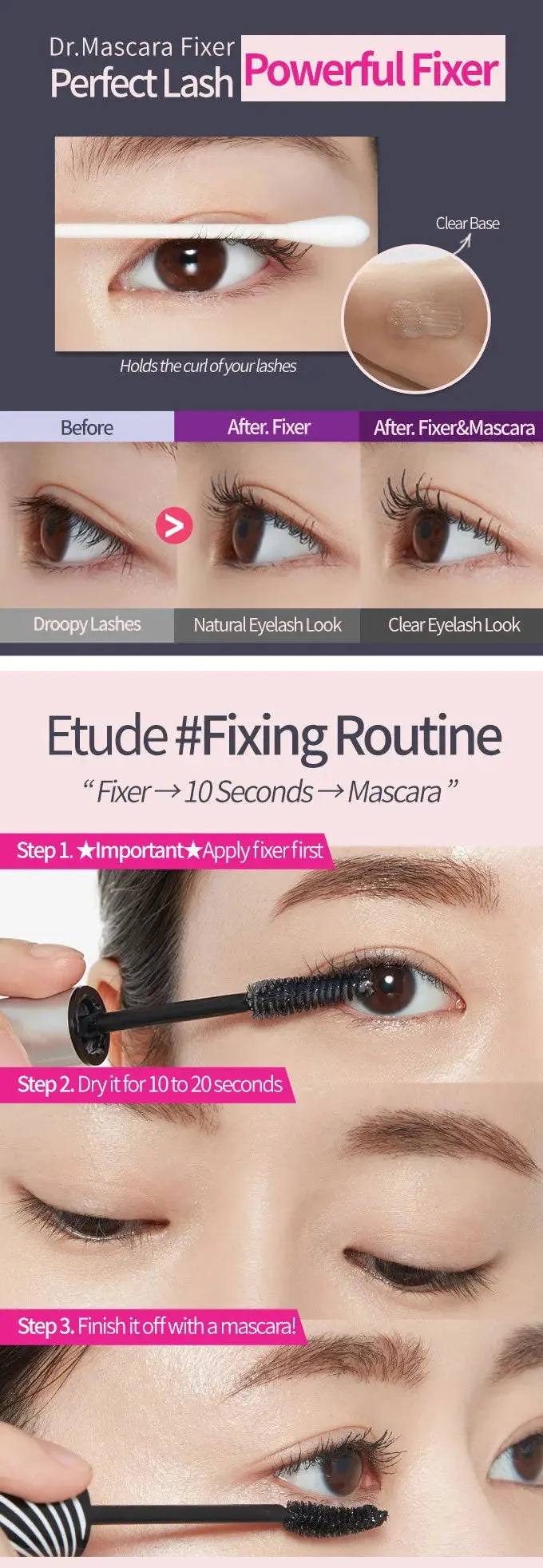 Etude House Dr.Mascara Fixer No.1 Perfect Lash 6g