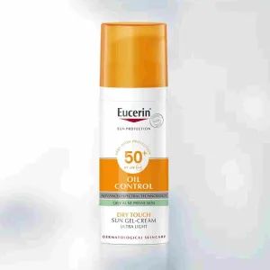 Eucerin sun protection oil control dry touch for blemish prone skin spf50  50ml