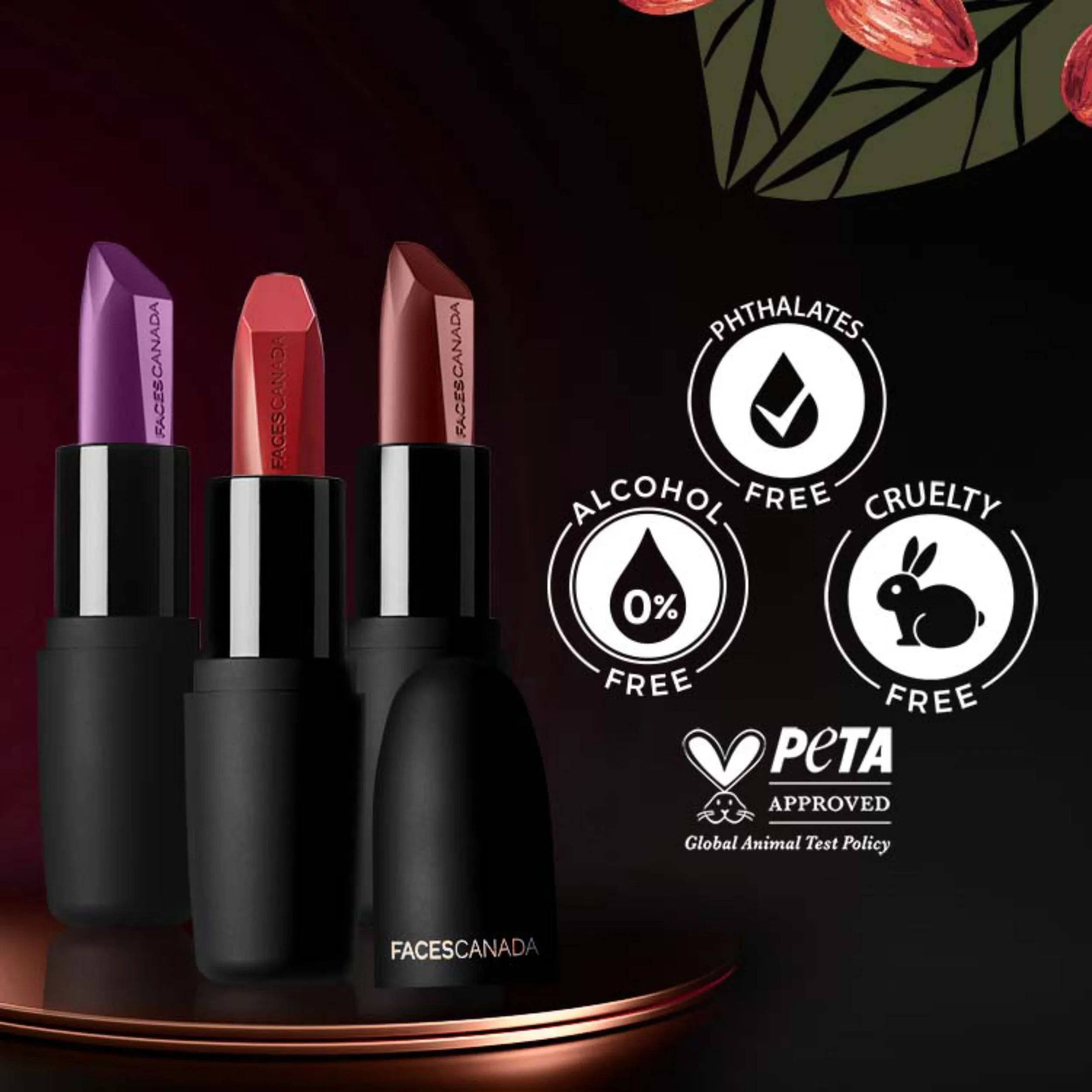 Faces Canada Weightless Matte Lipstick |Jojoba and Almond Oil enriched| Highly pigmented | Smooth One Stroke Weightless Color | Keeps Lips Moisturized | Shade - Pretty Sepia 4 g