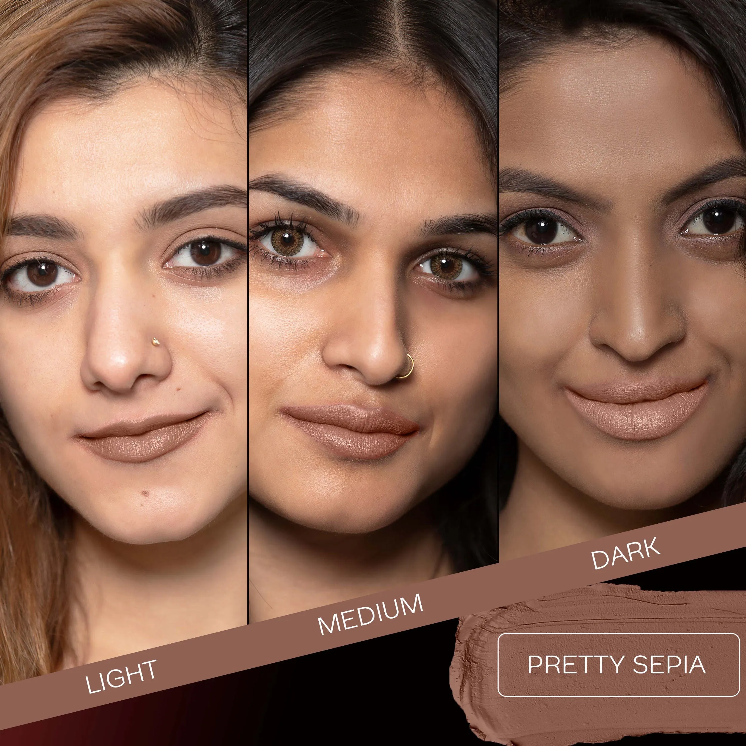 Faces Canada Weightless Matte Lipstick |Jojoba and Almond Oil enriched| Highly pigmented | Smooth One Stroke Weightless Color | Keeps Lips Moisturized | Shade - Pretty Sepia 4 g
