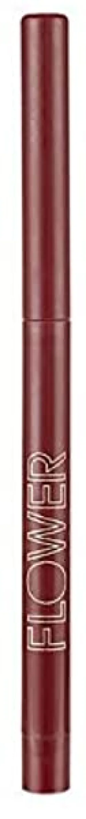 Flower Beauty Petal Pout Lip Liner - Smooth & Creamy Lip Liner with Pigment Rich Color, Prevents Feathering of Lip Color, Comes with Built-in Sharpener (Plum)