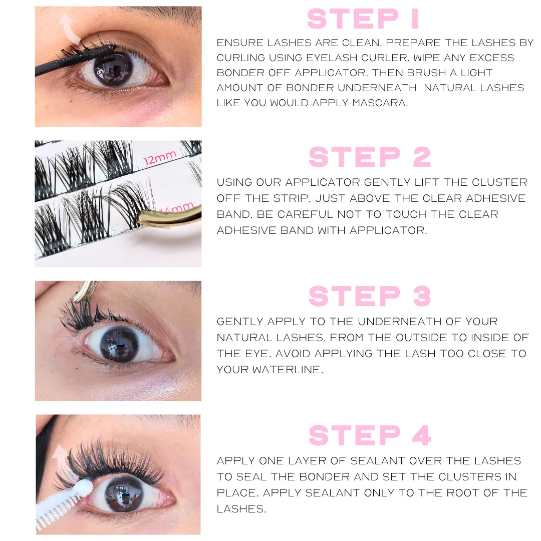FLUFF ME - Vegan Individual Lash Clusters