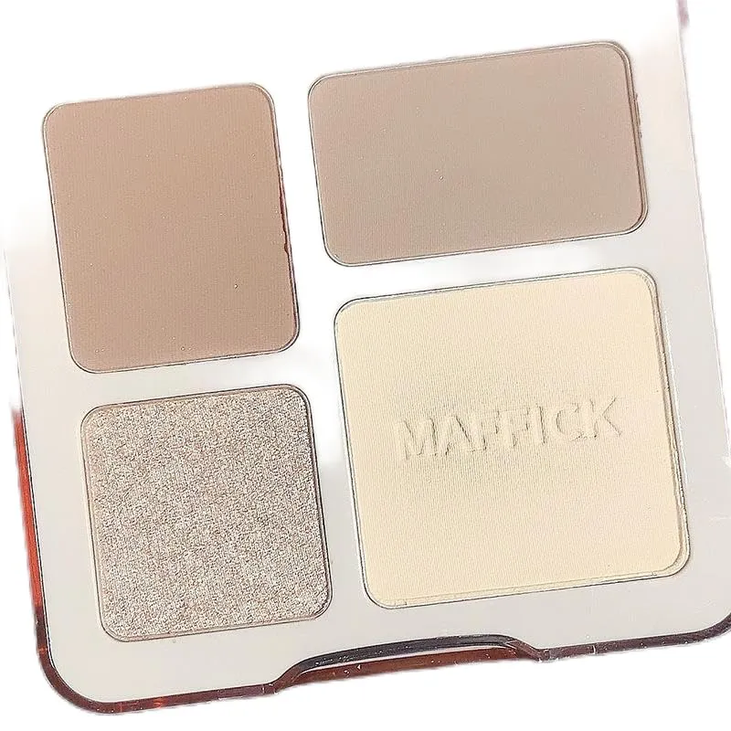 Four color facelift plate, highlight facelift integrated plate, matte brightening powder, highlight eye shadow facelift plate