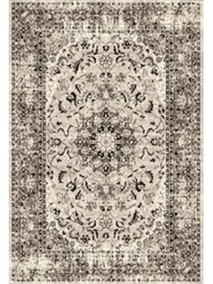 Freedom Black Grey Oriental Pattern Rug
