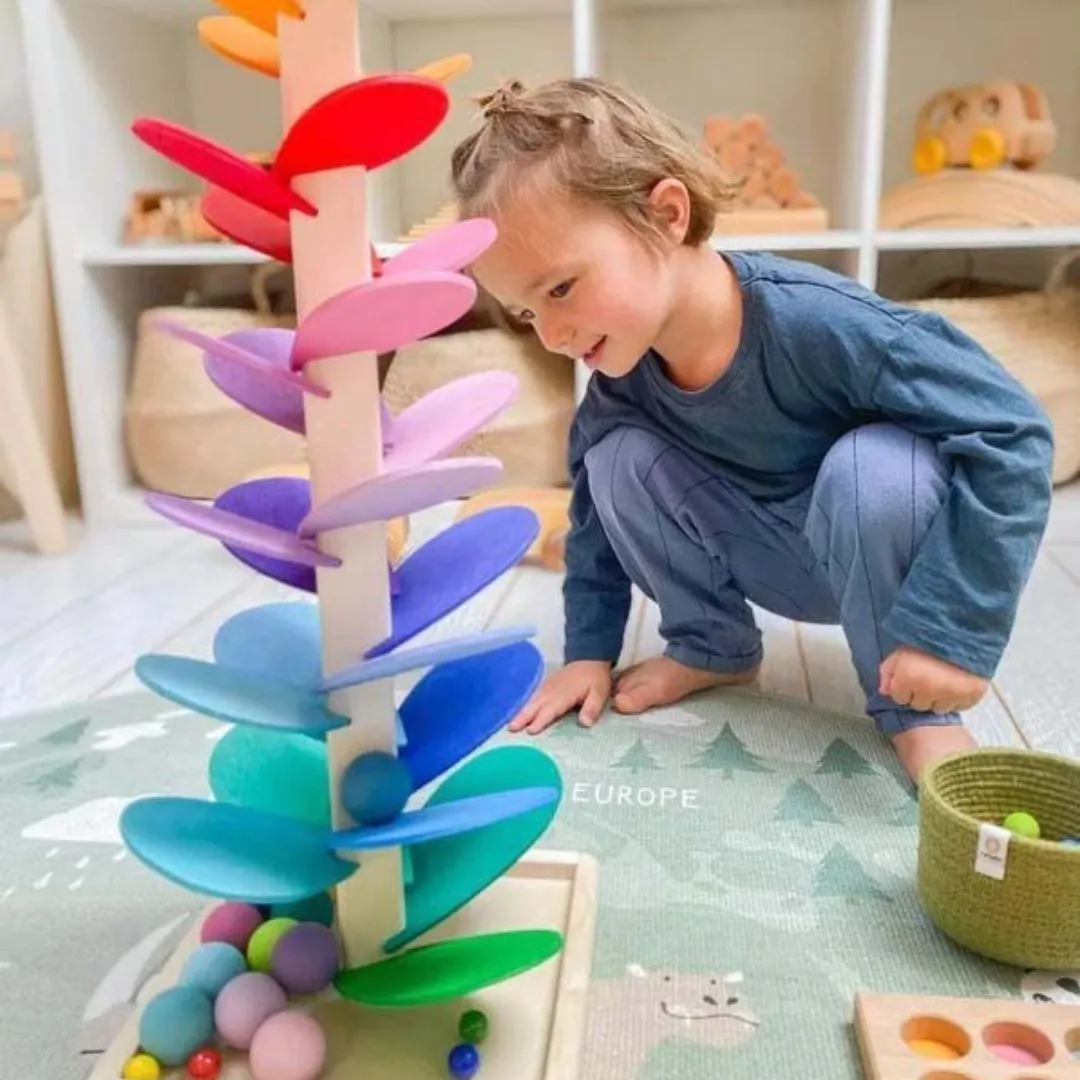 FunPlay - Interactive Rainbow Marble Sound Tree