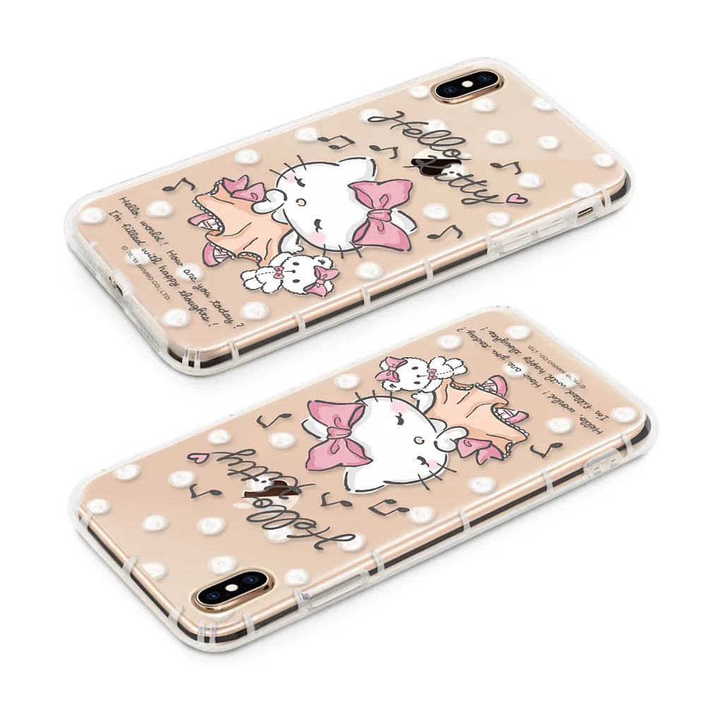 GARMMA Little Twin Stars & Hello Kitty & My Melody Air Bag Soft Back Case Cover