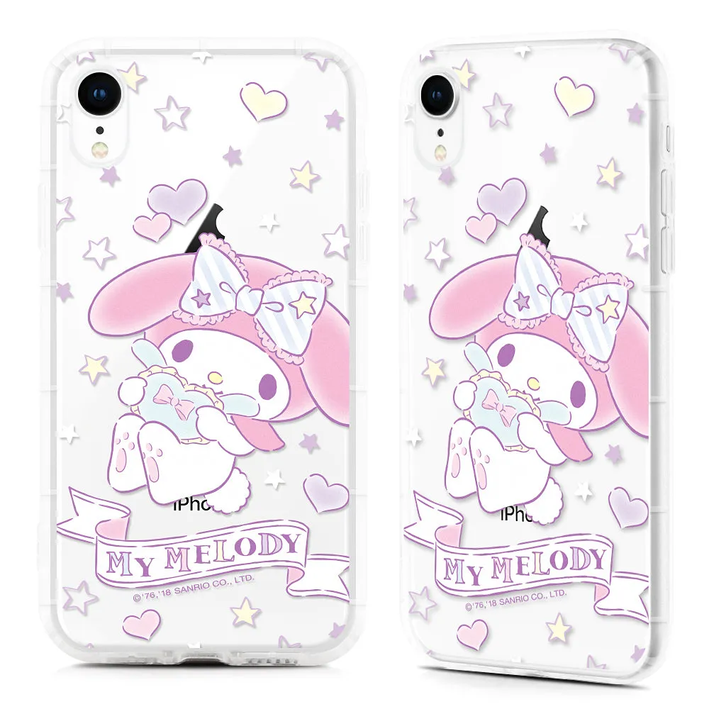 GARMMA Little Twin Stars & Hello Kitty & My Melody Air Bag Soft Back Case Cover