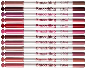Generic 12 PCS Natural Matte Lip Liner Makeup Pencil Lip Applicator Pen Set
