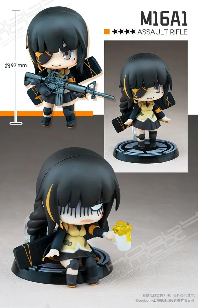 Girls' Frontline - MINICRAFT Series M16A1 Anti-Rain Team Ver. Deformed Action Figure (Hobby Max)