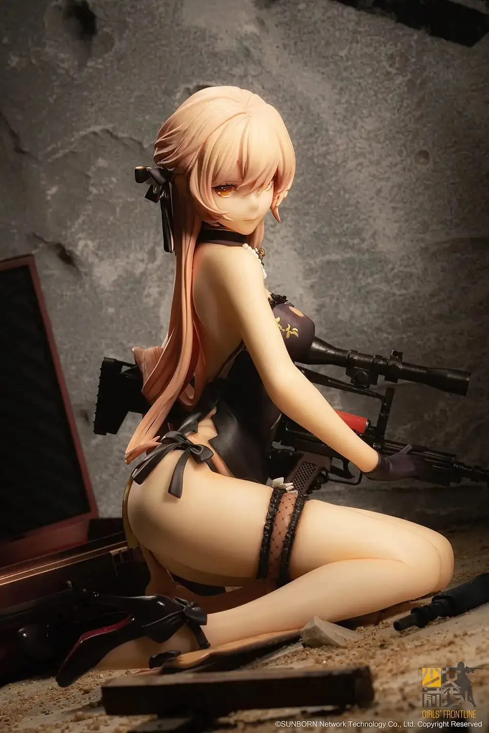 Girls' Frontline Reverse Studio OTs-14 Crassula Volkensii Purple Rain Heart Heavy Damage Ver. 1/8 Complete Figure