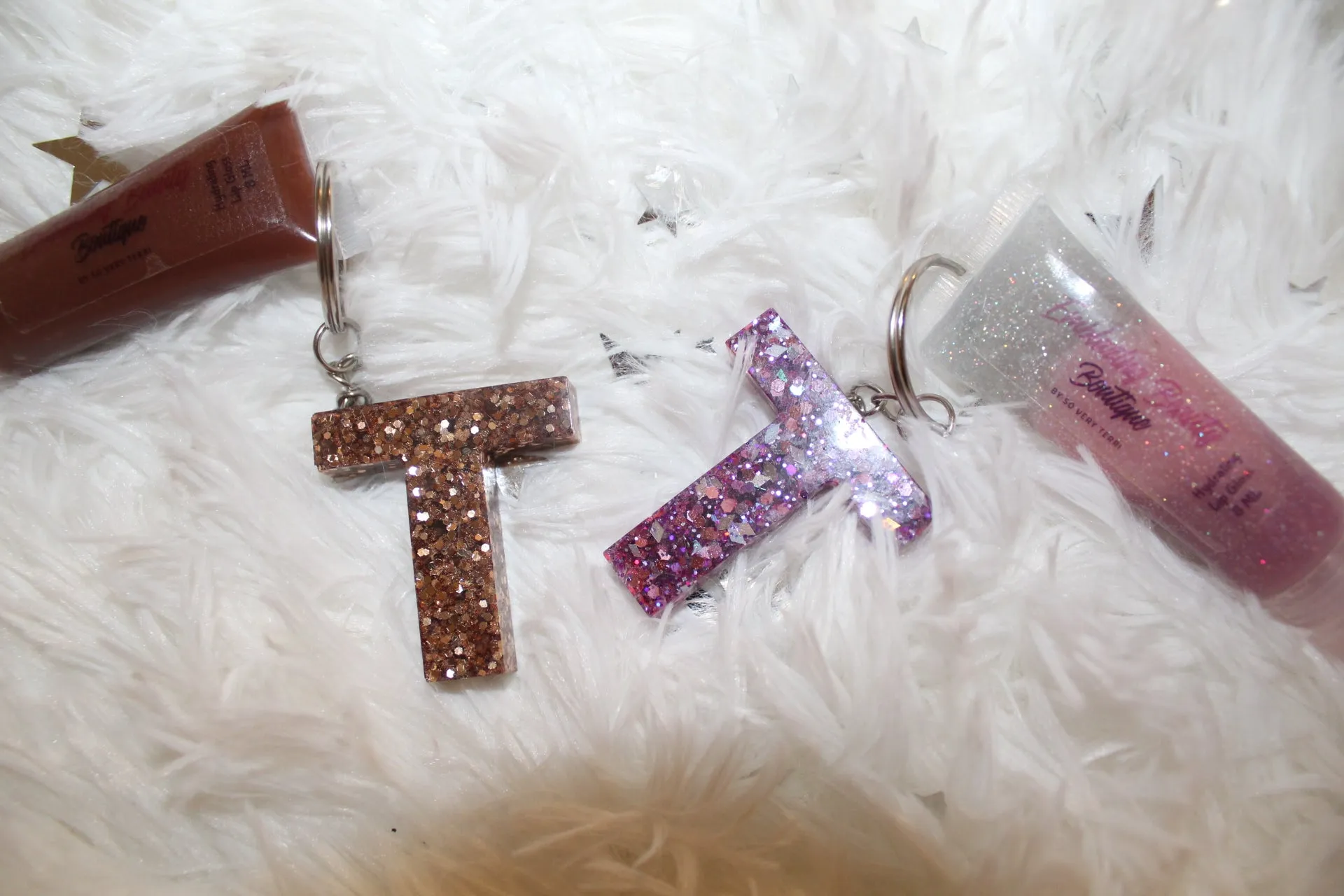 Glitter Keychain For Lip Gloss